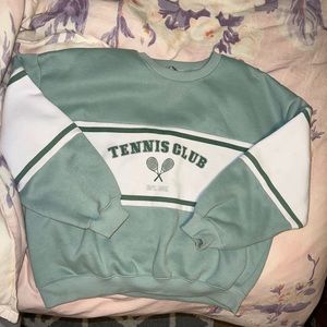 Princess Polly Tennis Club Oversized Crewneck